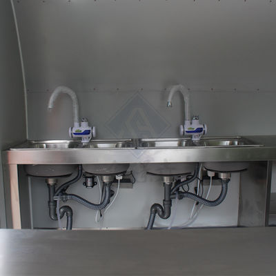 1500W 電動トラック 屋根トップデザインと運転機能の移動食品カート