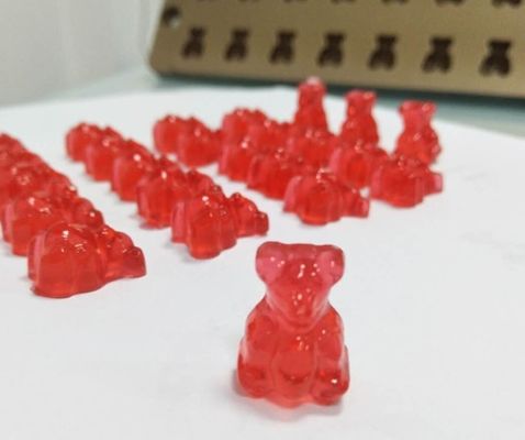 柔らかい菓子を作る機械とサーボドライバーのジェリーキャンディデポジチン生産ライン