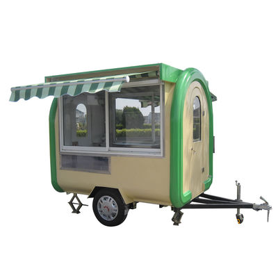 900kg 負荷容量 移動式 食品カート トレーラー ストリートでの ファストフード販売に最適