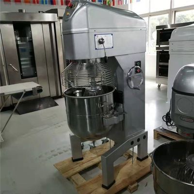 80L 産業用惑星ミキサー 混合用の鉄塗装ハウジングとステンレス 鉄鉢