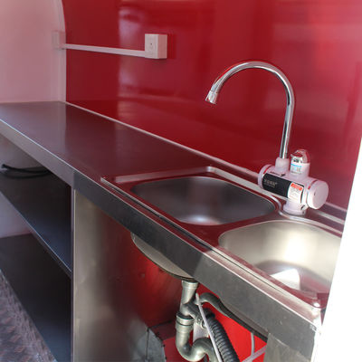 110V/220V/380V 電圧 モバイル フードカート カスタマイズ ホットドッグとジャガイモチップスの販売