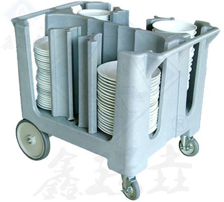 キッチン機器 食品 暖かい ロートモールディング 皿の車 大きな車輪とカスタマイズされた色
