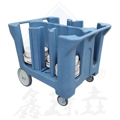 レストランの効率化と組織化のためのカスタマイズされたカラー皿収集トロッキー