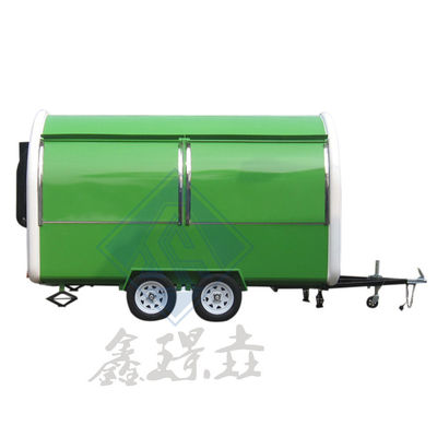 オーダーメイド ステンレス スチール モバイル バー トレーラー アイスクリーム トラック コーヒー バン フード トレーラー