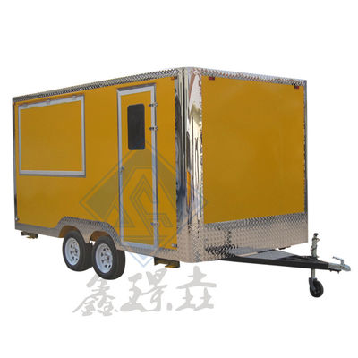 オーダーメイド ステンレス スチール モバイル バー トレーラー アイスクリーム トラック コーヒー バン フード トレーラー