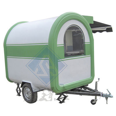 オーダーメイド ステンレス スチール モバイル バー トレーラー アイスクリーム トラック コーヒー バン フード トレーラー