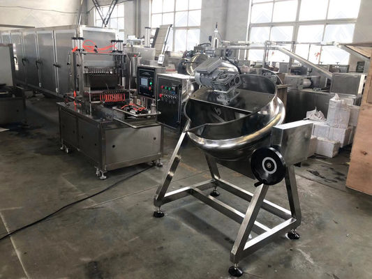 220V 電源 ステンレス鋼の原材料を備えた小さなソフトキャンディメーカー