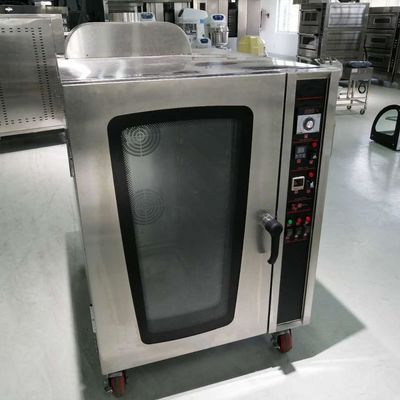 8 トレイ パンの調理用ガスコンベクションオーブン 400*600mmの寸法 操作が簡単