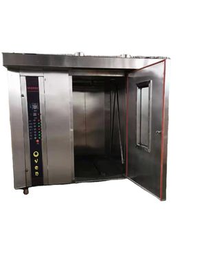 電力源 ガス パン パン屋 設備 32 トレイ ローータリー オーブン 商用 パン機