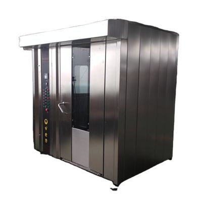 電力源 ガス パン パン屋 設備 32 トレイ ローータリー オーブン 商用 パン機