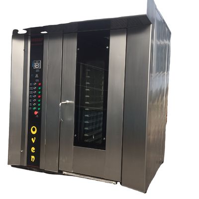 電力源 ガス パン パン屋 設備 32 トレイ ローータリー オーブン 商用 パン機