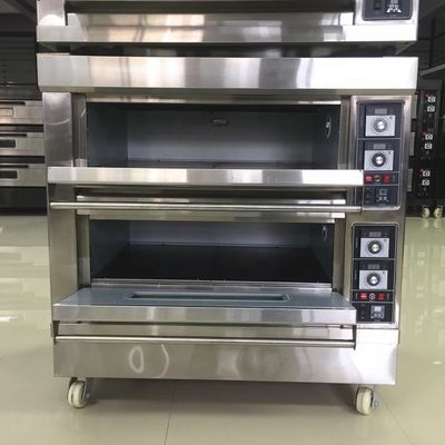 パンメーカーの機能 電気ガスケーキ ピザオーブン 競争力 3 デッキ 9 トレイ
