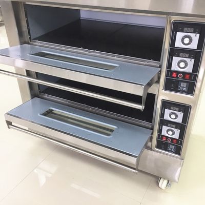 パンメーカーの機能 電気ガスケーキ ピザオーブン 競争力 3 デッキ 9 トレイ