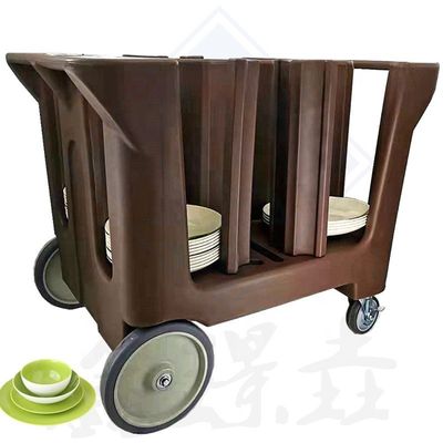 レストラン の キッチン で 器具 を 整理 し て 収集 する ため の 簡単 に 清掃 できる 配給 トロッキー