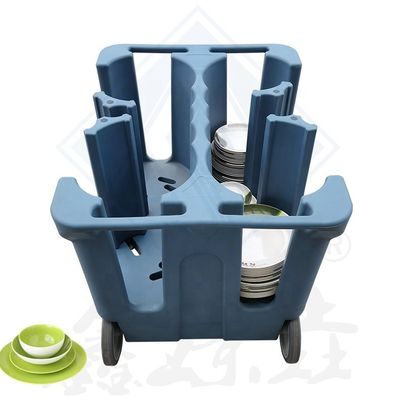 レストラン の キッチン で 器具 を 整理 し て 収集 する ため の 簡単 に 清掃 できる 配給 トロッキー