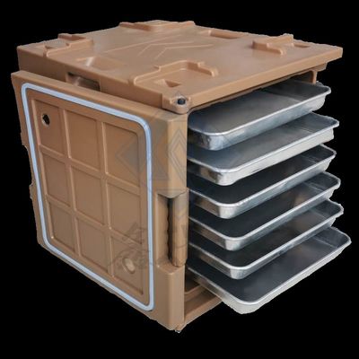 温かい食品輸送器 120L 隔離容器 環境に優しい回転型プラスチック材料