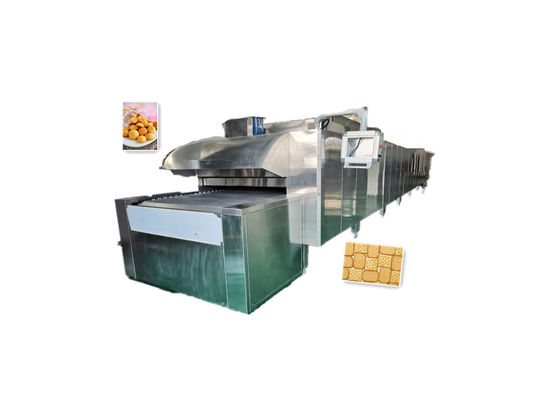 工業パン屋でピタパンをトーストするための使いやすいトンネルオーブン