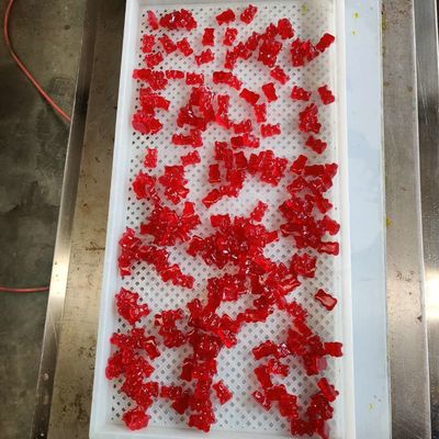 全自動ゼラチンペクチン 柔らかい甘い菓子製造ライン ゴムベア オレンジ形
