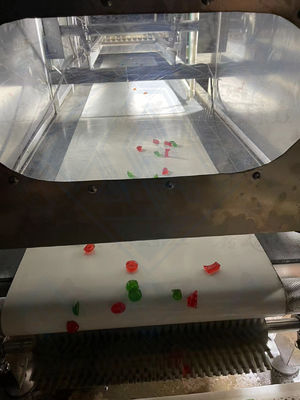 スイートベアキャンディのための高度な自動ゼリーペクチンゴム硬糖菓子製造機械