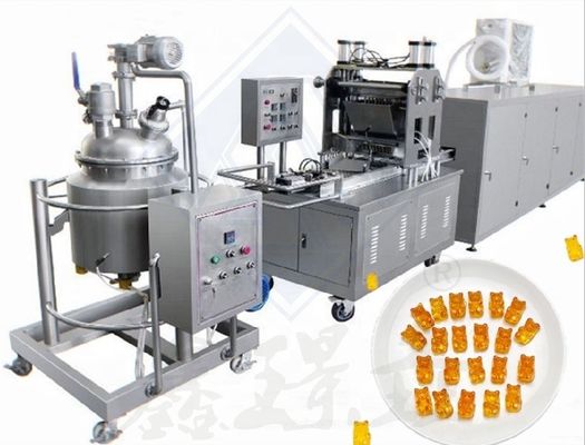 150個のキャンディー製造機械を搭載した先進的な硬柔果汁菓子チョコレート生産ライン