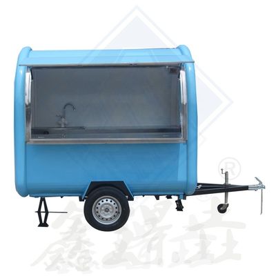 オーダーメイド機器と電気システムを持つ屋外移動食品カートトレーラートラック