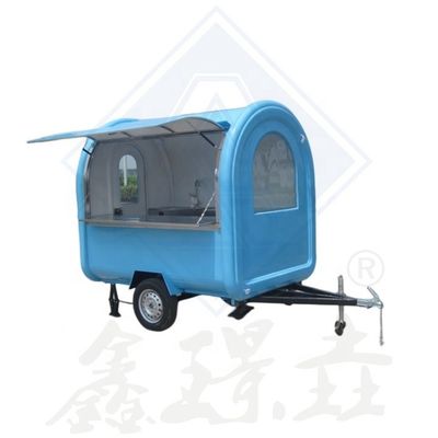 オーダーメイド機器と電気システムを持つ屋外移動食品カートトレーラートラック