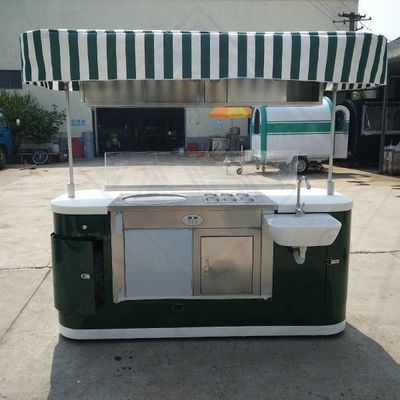 長期使用寿命 移動式 食品カート パーソナライズされた設備と車輪付きのジューストレーラー