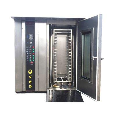 32 トレイ回転オーブン 380V 電気消費 52.5kwh 工業用パン用