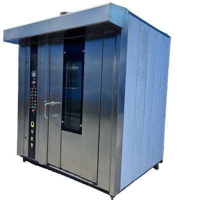 1800X2000X2200mm 1レック積載量を持つ完全な自動商用パンローータリーオーブン