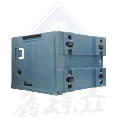 S90 製 小型車輪 底に設置された隔熱箱で 冷凍食品の輸送が容易になりました