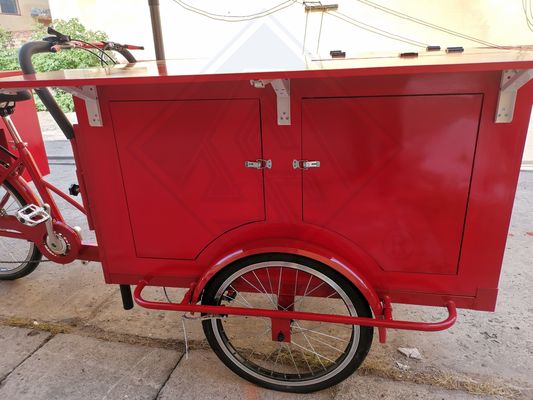 ヴィンテージトレーラーでフードトラック モバイルカフェ 食品自転車 小売オプションの販売カート