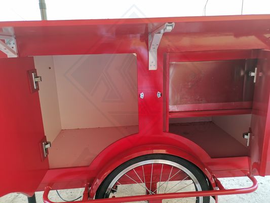 ヴィンテージトレーラーでフードトラック モバイルカフェ 食品自転車 小売オプションの販売カート