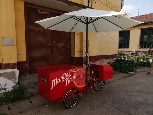 スナックフード機能の販売 ビデオ技術サポートの三輪移動食品トレーラー