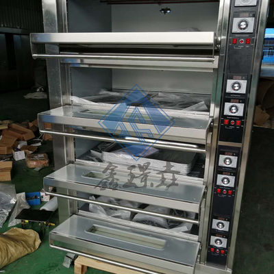 0.1kw 商用パン屋ガスオーブン 3/4 デッキ ガスピザパン屋オーブン / ガスコンベクションオーブン