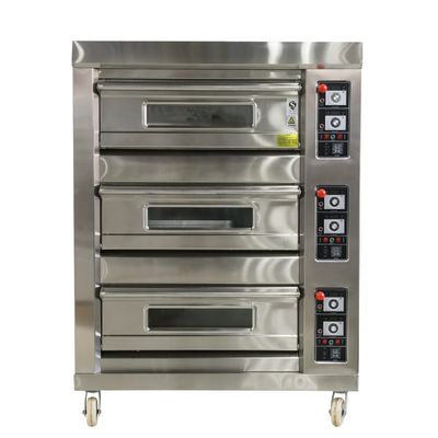 パン屋機械 3デッキ パン ガス パン 麦 パン 製造