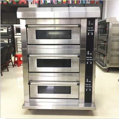 パン屋機械 3デッキ パン ガス パン 麦 パン 製造
