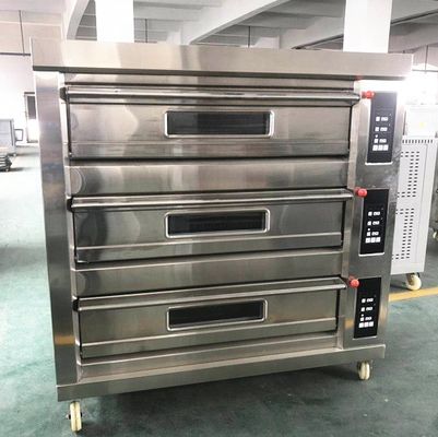 パン屋機械 3デッキ パン ガス パン 麦 パン 製造