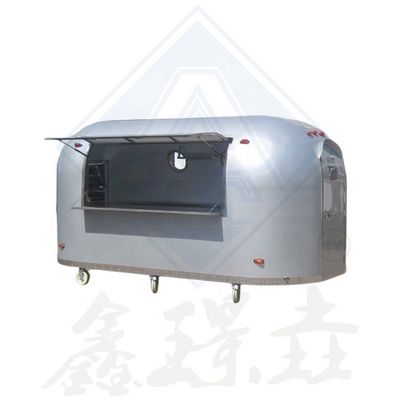 レストラン 販売 BBQ グリルとフライヤー付き 食品トラック 移動型カート 長寿命