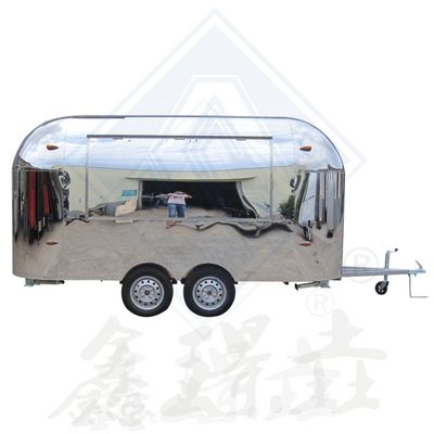 ビデオ技術サポートとアイスクリームトレーラーと完全にエアコン食品トレーラー