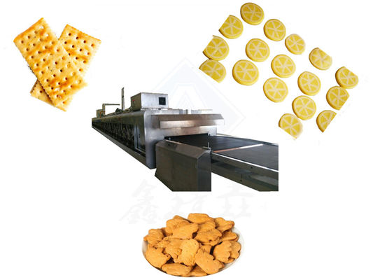 工業パン生産における熱処理のための省エネガストンネルピザオーブン