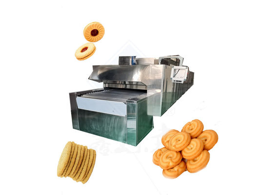 工業パン生産における熱処理のための省エネガストンネルピザオーブン