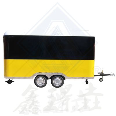 750kgの移動式キッチン ファストフードトレーラー トラック いつでもどこでもスナックを販売する