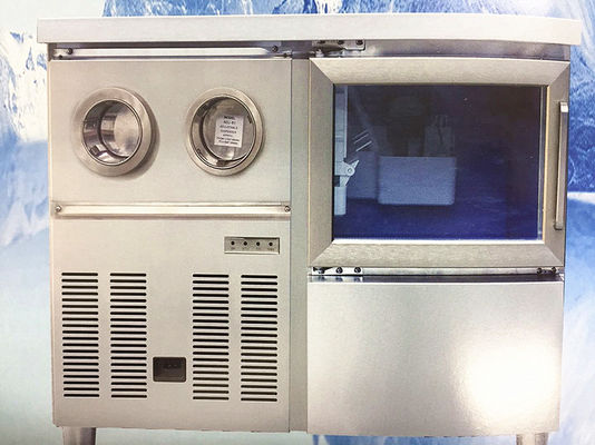 スタッドレスタイヤ コンテナ化氷ブロック機械