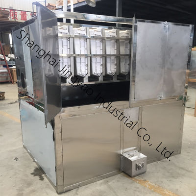 スタッドレスタイヤ コンテナ化氷ブロック機械