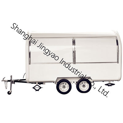 屋外移動食品カート ソフト・サーブ・アイスクリーム・クリーム・マシン用の特権トレーラー