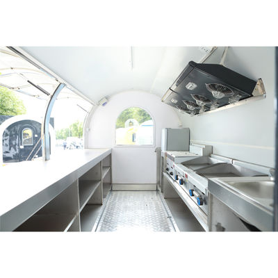 スナックフードアプリケーション 220/300/400/500x200x235cm デザイン コーヒードーナツ モバイルフードトラック