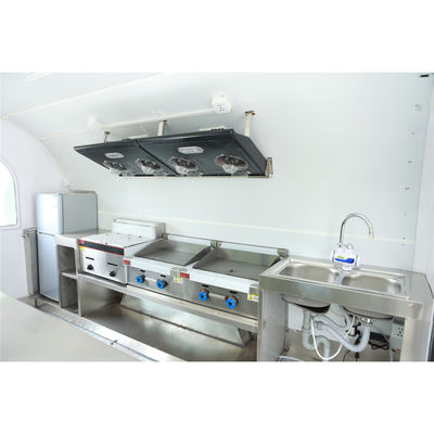 スナックフードアプリケーション 220/300/400/500x200x235cm デザイン コーヒードーナツ モバイルフードトラック