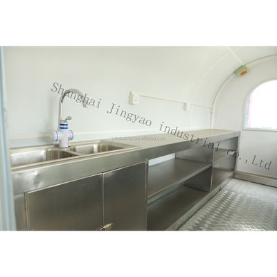 エアストリームフードトラック 移動式フードトレーラー アイスクリームとホットドッグのスナックに最適