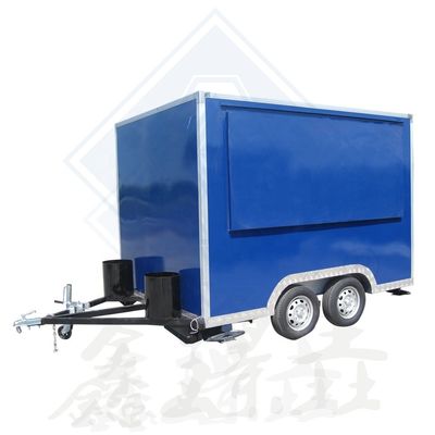 屋外 ストリート フード カート BBQ ピザ バーガー アイスクリーム コーヒー 電動 キャラバン トレーラー