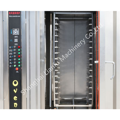 16トレイ 10トレイのための回転式焼炉 パン屋の設備 熱気ビスケット クッキー